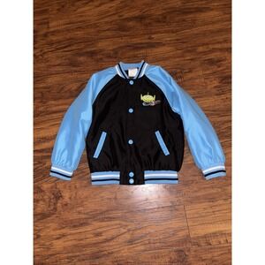 Disney Store Toy Story Buzz Lightyear Boy Varsity Jacket Size 4